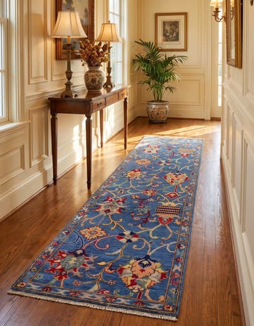 2' 8 x 9' 10 Hand Knotted Kazak Runner Rug