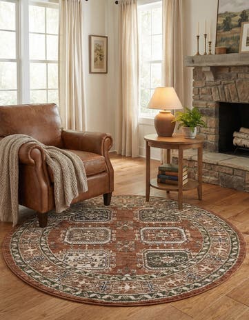 5' x 5' Grand Tradition Round Rug