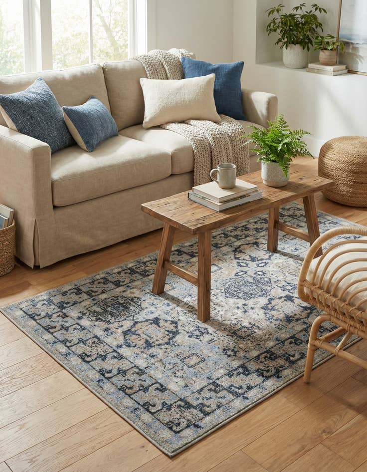 Detail image of 3' 3 x 5' 3 Kamala Washable Rug