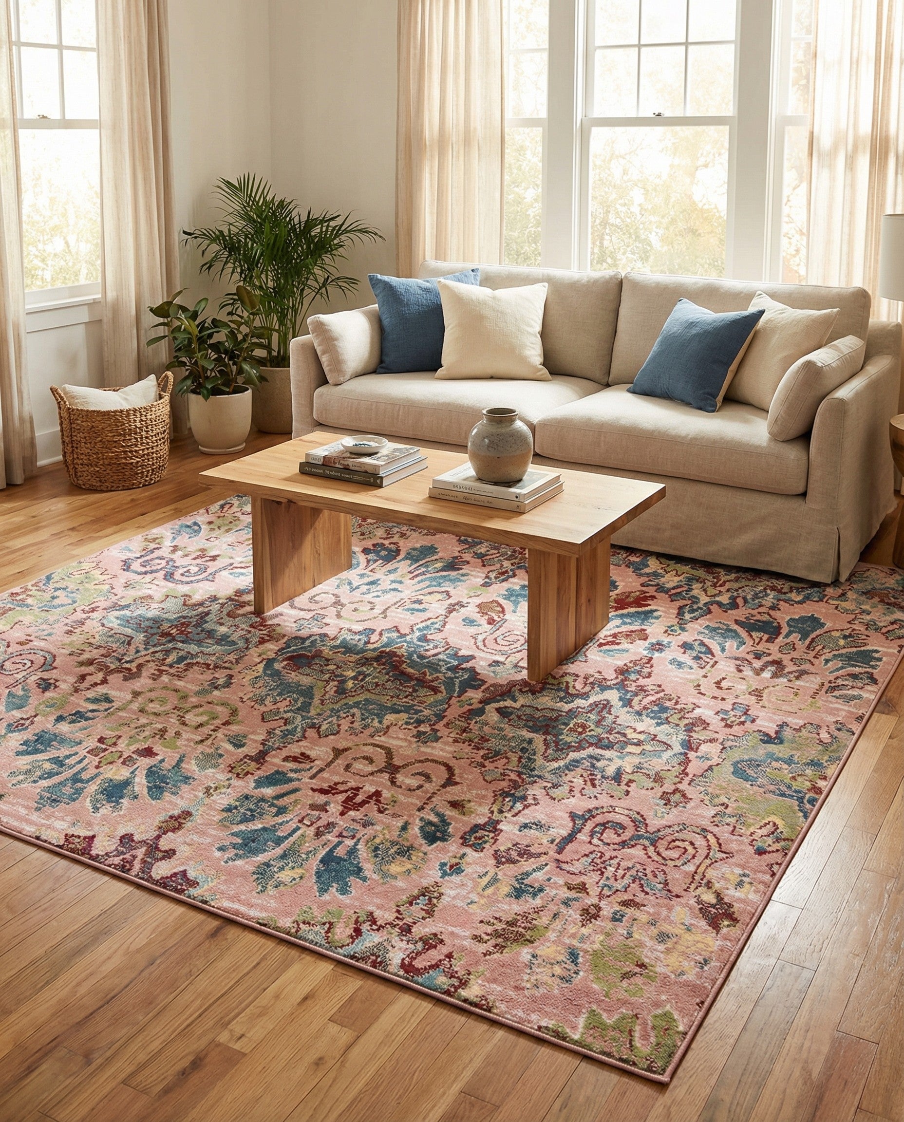 Pink Charleston Rug