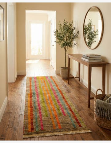 2' 11 x 8' 1 Hand Knotted Balouch Wool Runner Rug