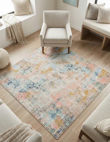 Lotus Square Rug