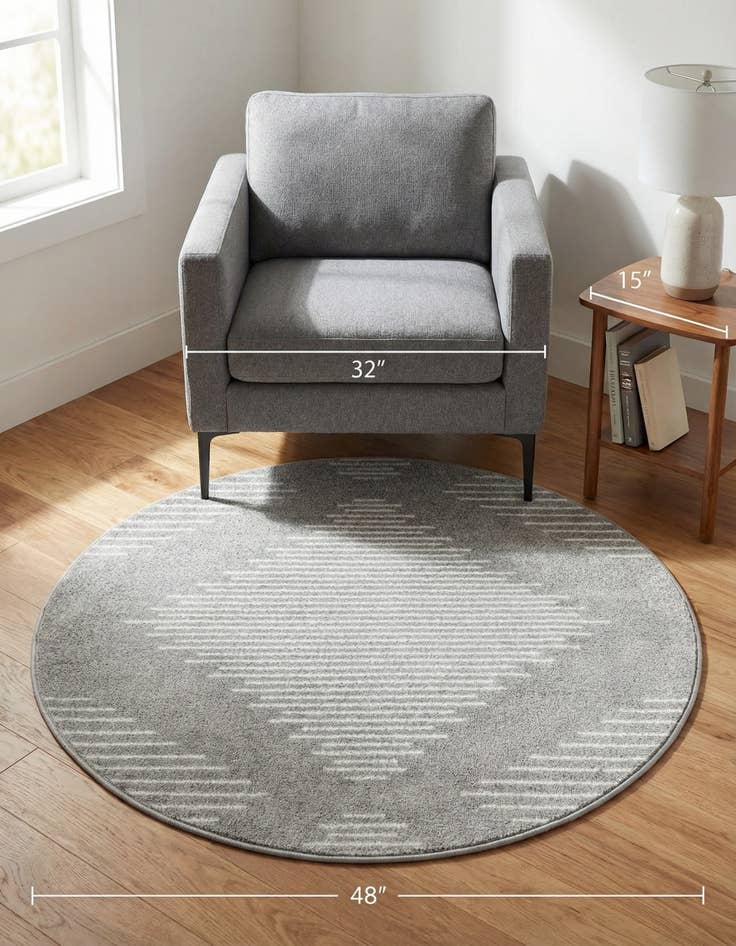 Detail image of 4' x 4' Kai Round Rug