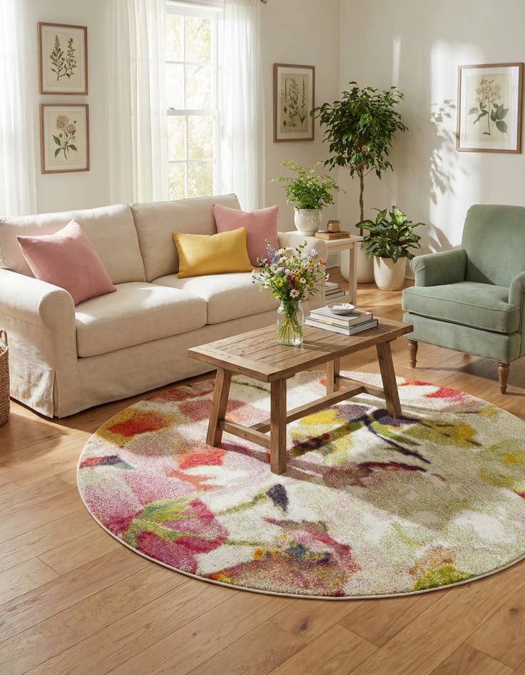 Detail image of 6' x 6' Tuscany Round Rug