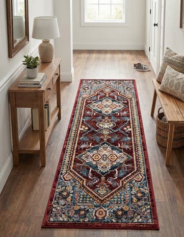 2' x 6' Kamala Washable Runner Rug
