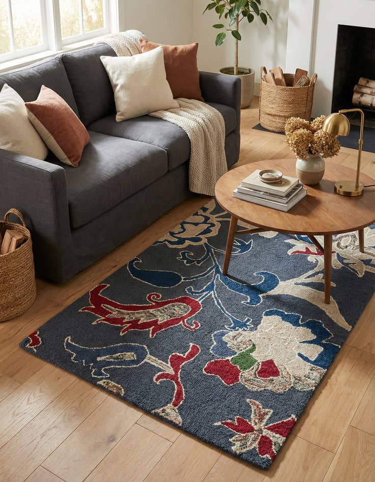 Detail image of 3' 1 x 5' Agra Rug