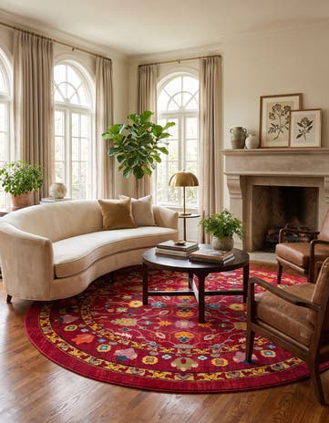 8' x 8' Washable Palazzo Round Rug