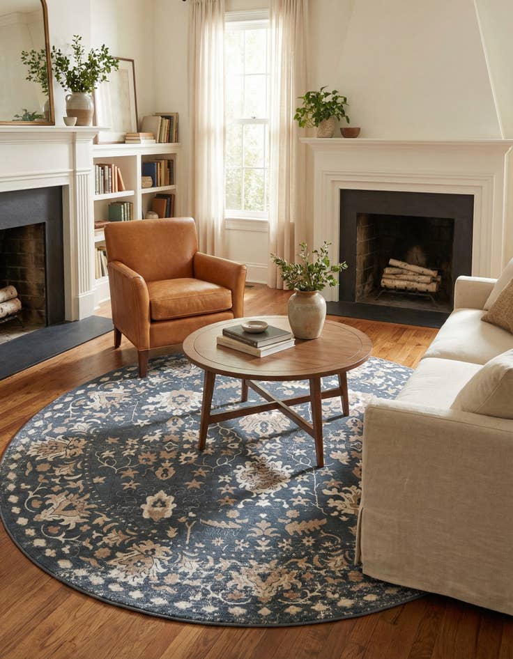 Detail image of 10' x 10' Oregon Round Rug