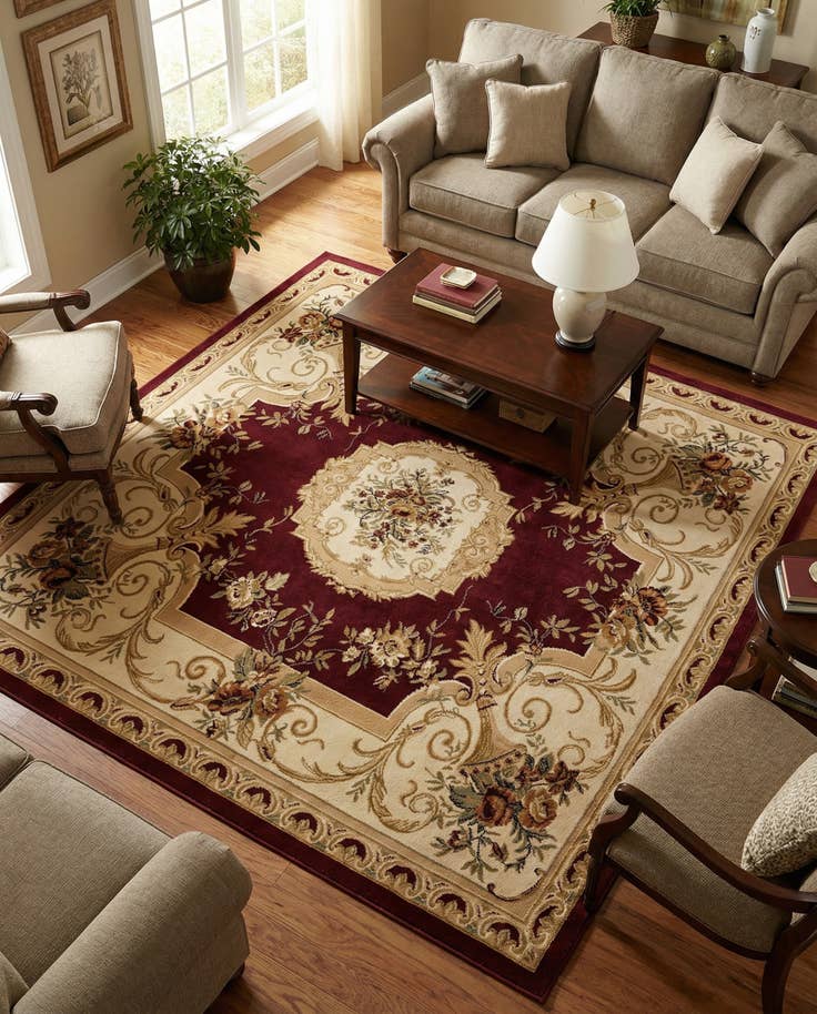 Detail image of 7' 10 x 7' 10 Chateau Square Rug