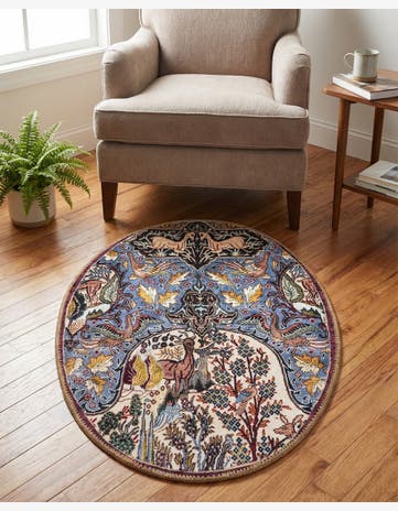 2' x 3' 1 Washable Timeless Oval Rug