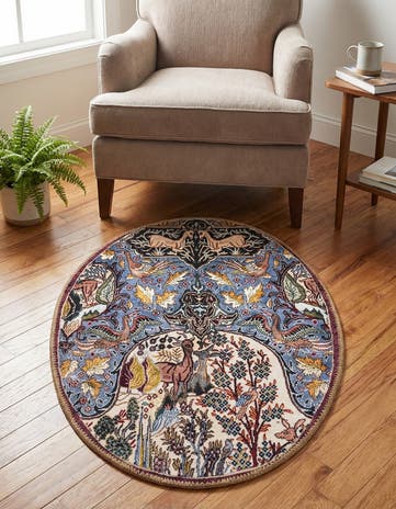 Washable Timeless Oval Rug