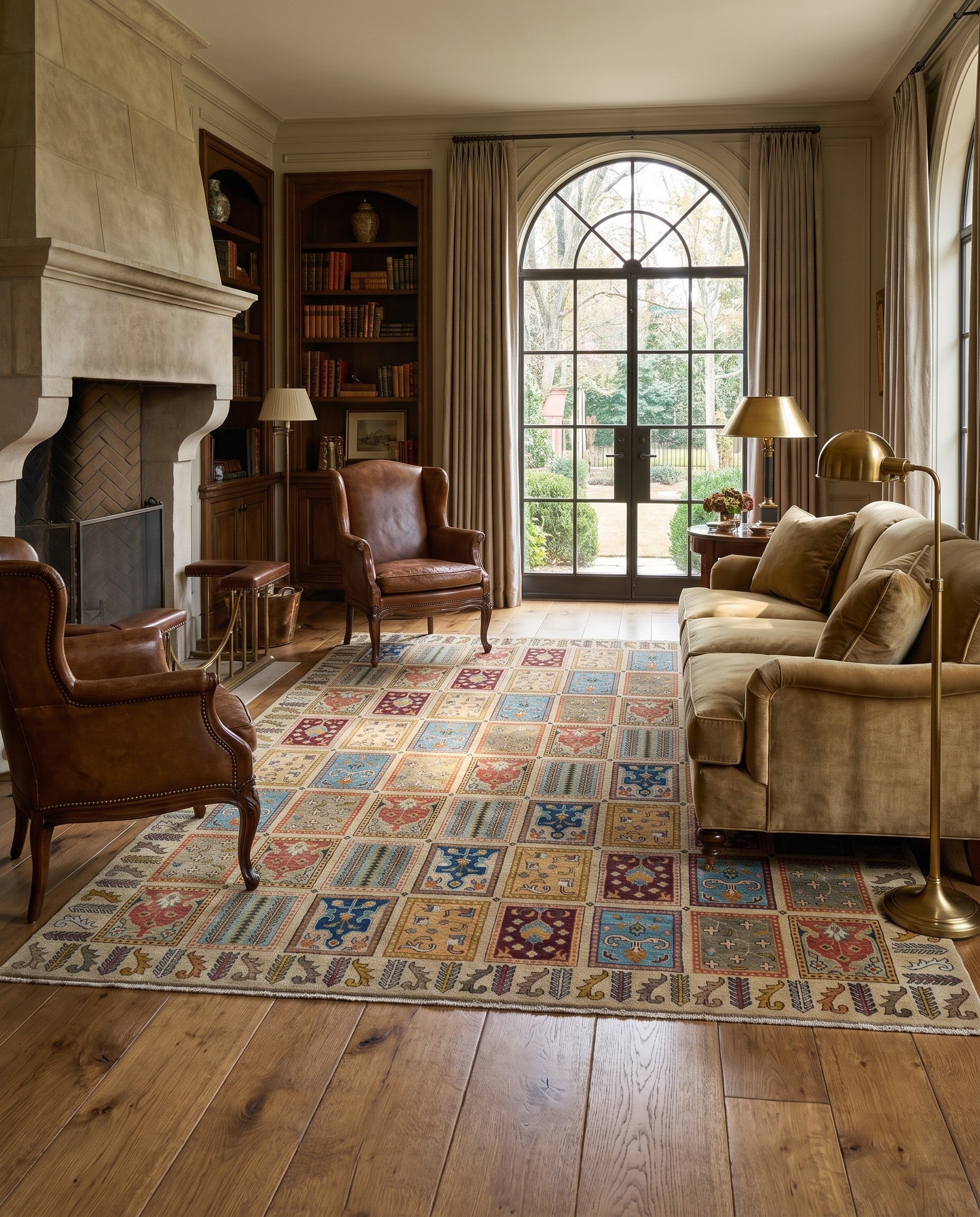 8' 3 x 10' 3 Hand Knotted Ziegler Rug
