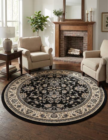 6' x 6' Yasmin Round Rug