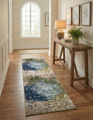 2' 2 x 6' 9 Washable Hyacinth Runner Rug