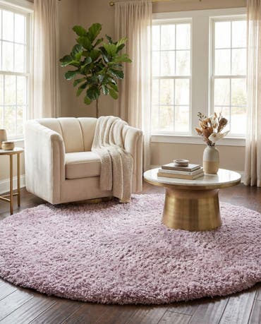  6' 7 x 6' 7 Infinity Shag Round Rug