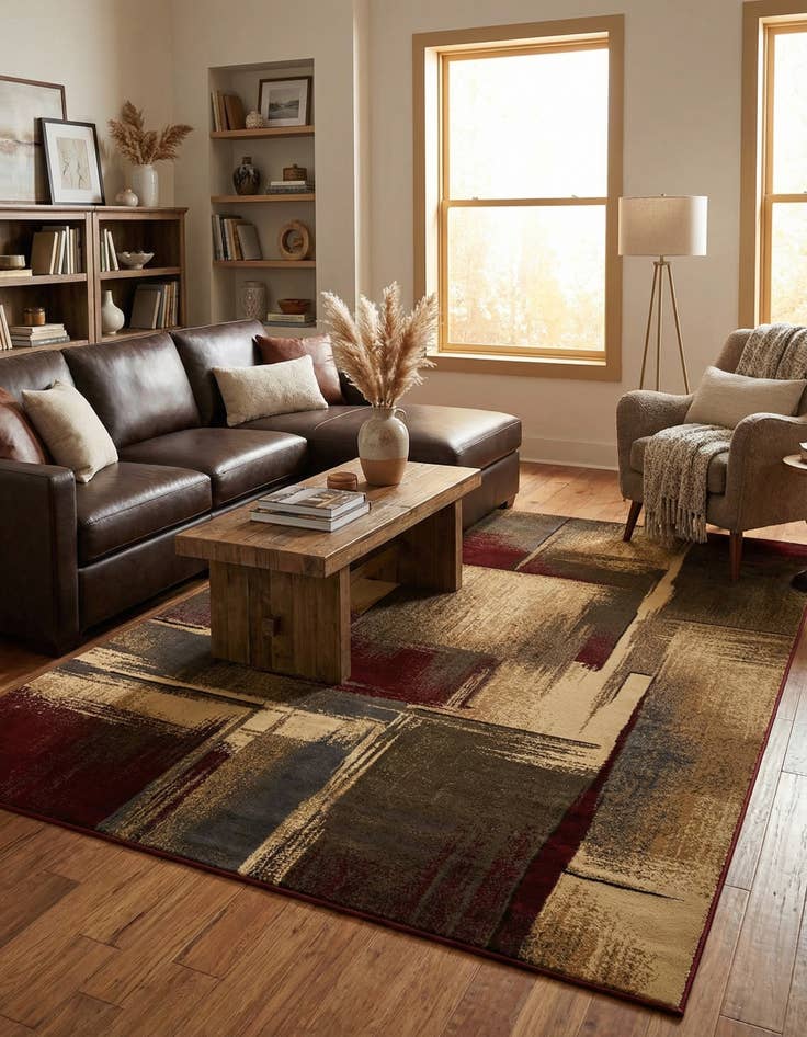 Detail image of 7' x 10' Coffee Shop Rug