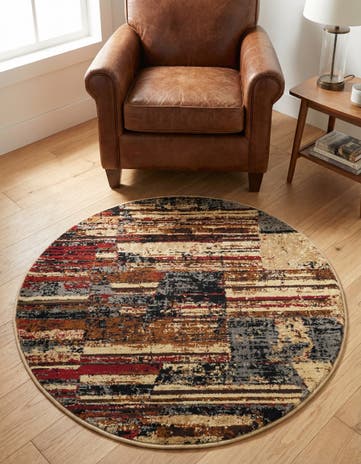 Saturn Round Rug