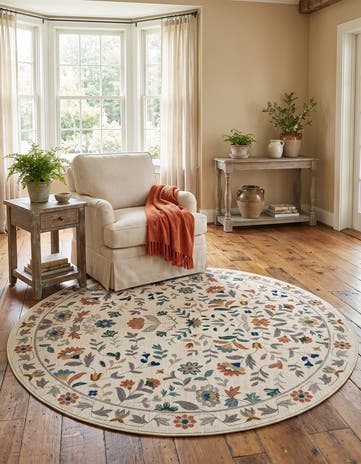 215cm x 215cm Blossom Round Rug