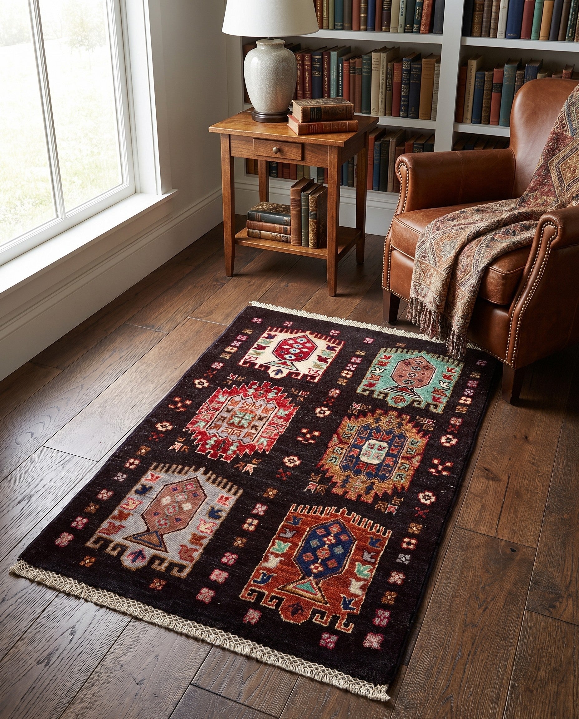 2' x 3' Hand Knotted Ariana Ziegler Rug