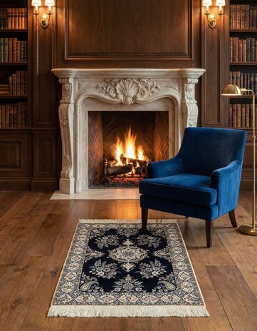 3' 2 x 4' 2 Hand Knotted Nain Rug