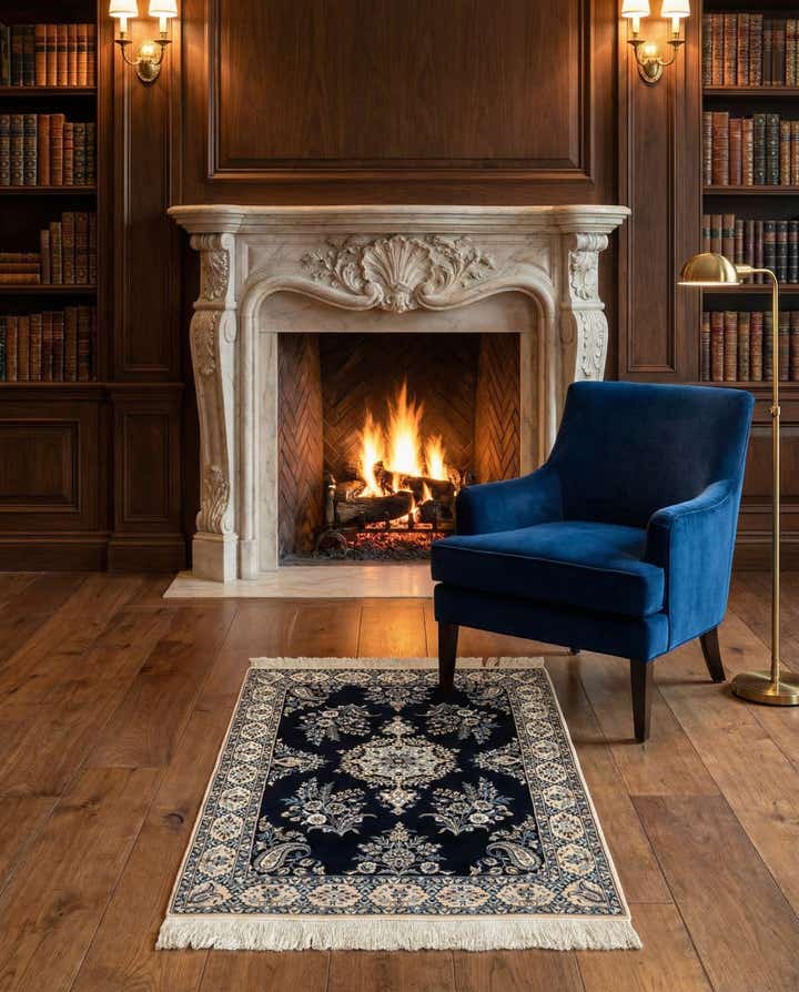 3' 2 x 4' 2 Hand Knotted Nain Rug