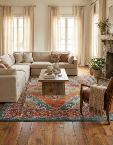 Rust Red Isabella Rug