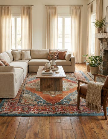 Rust Red Isabella Rug