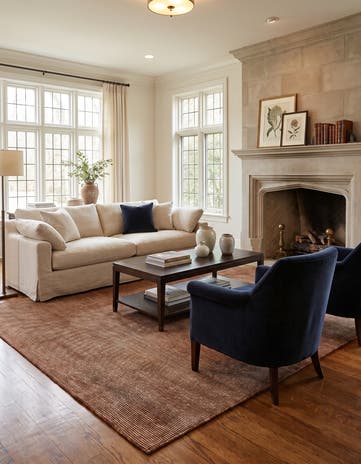 245cm x 305cm Hand Woven Jill Zarin English Manor Wool Rug