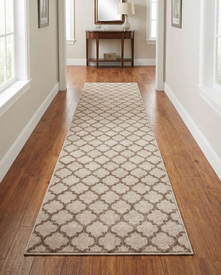 2' 7 x 10' Lattice Runner Rug