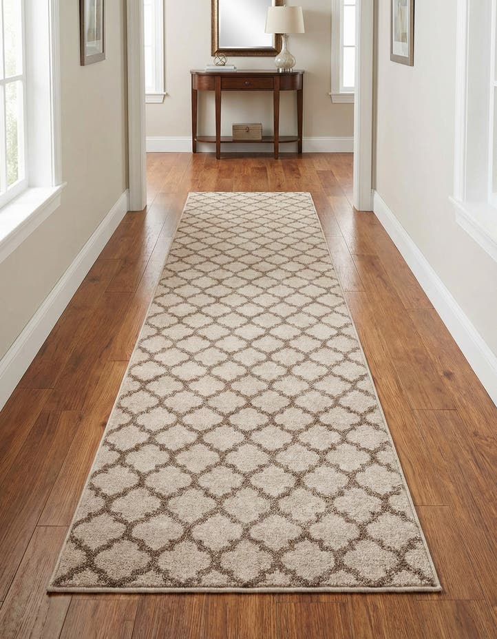 2' 7 x 10' Lattice Runner Rug