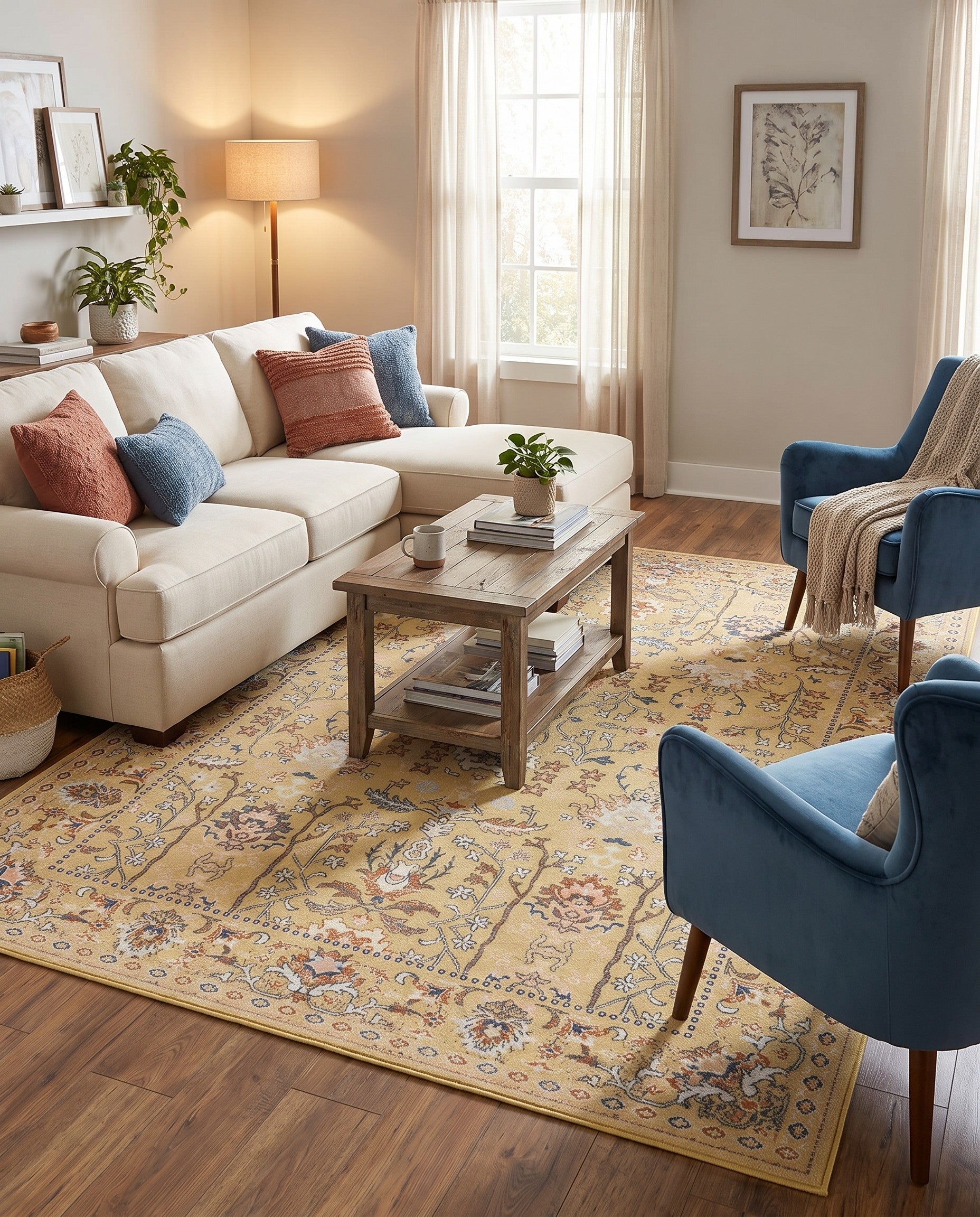 7' x 10' Kamala Washable Rug