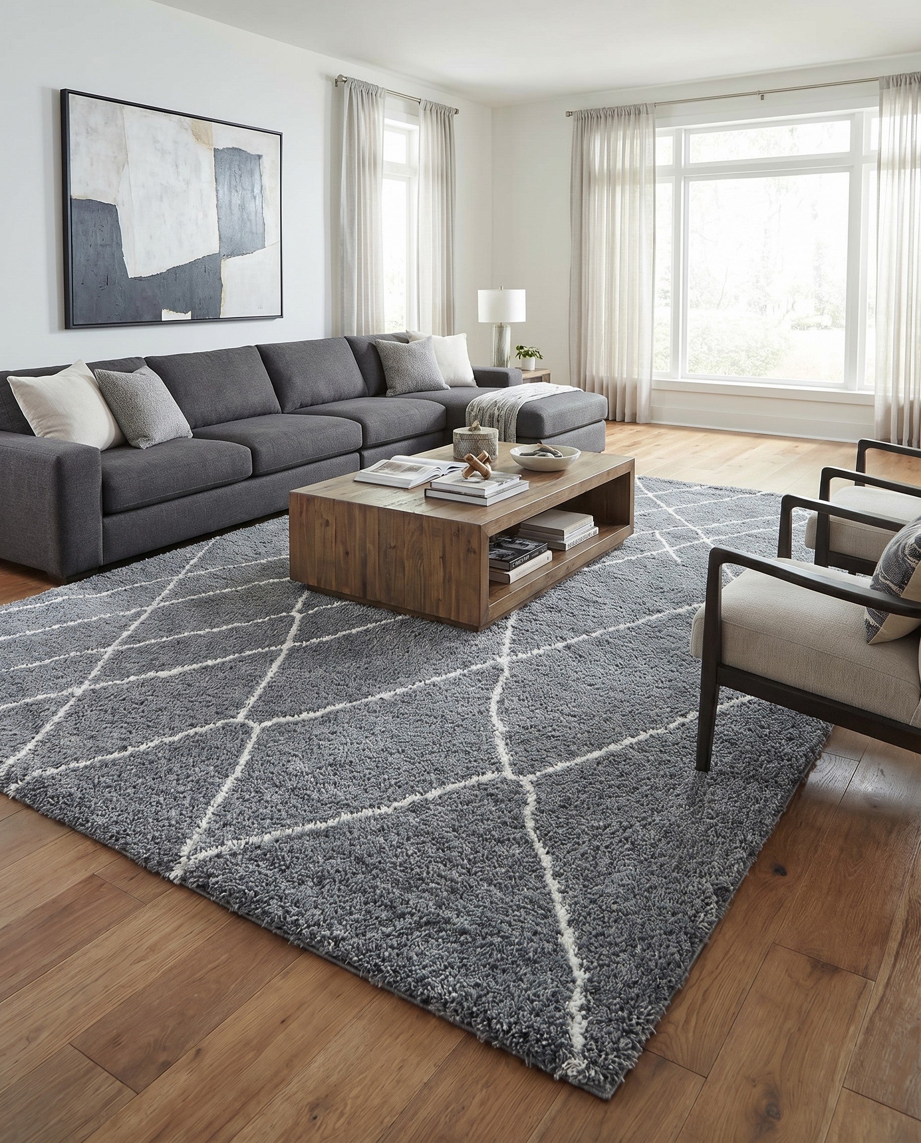 7' 10 x 11' Soft Touch Shag Rug