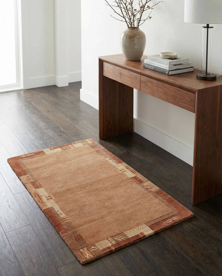 Detail image of 2' 5 x 4' 7 Hand Knotted Nepal Wool Rug