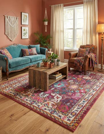 Washable Fleur Rug