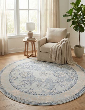 6' x 6' Victoria Round Rug