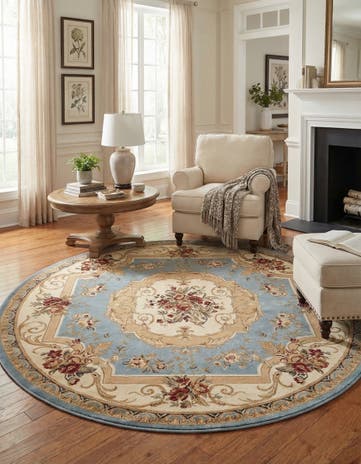 7' 10 x 7' 10 Chateau Round Rug