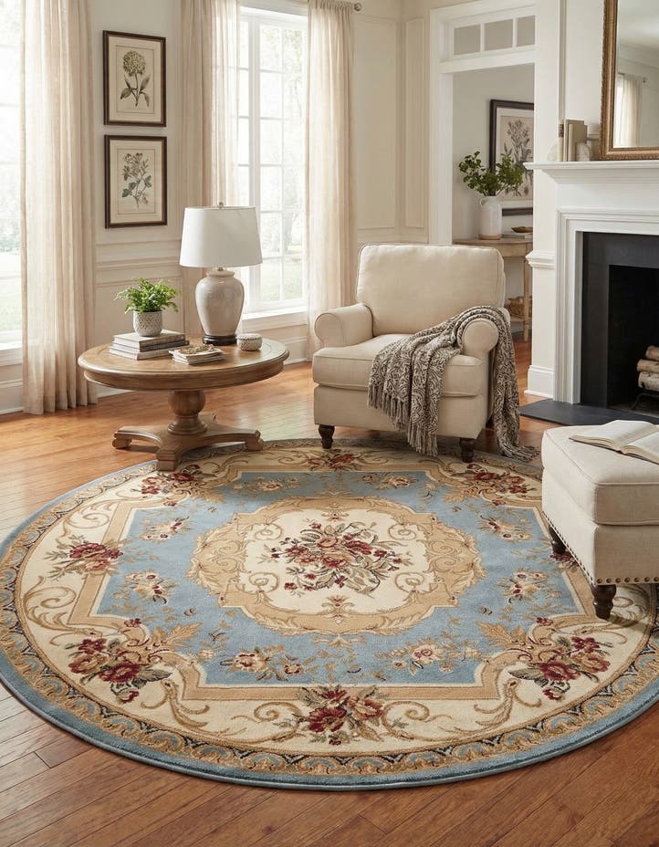 7' 10 x 7' 10 Chateau Round Rug