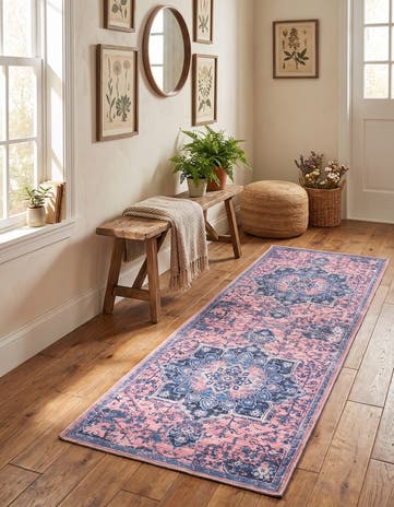2' x 6' Washable Francesca Runner Rug