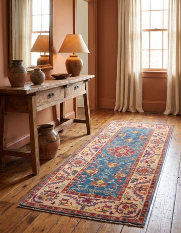 2' 8 x 6' 6 Hand Knotted Kazak Runner Rug