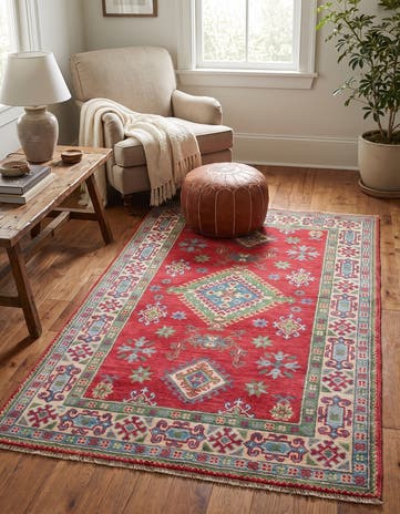 3' 3 x 5' 1 Hand Knotted Kazak Rug