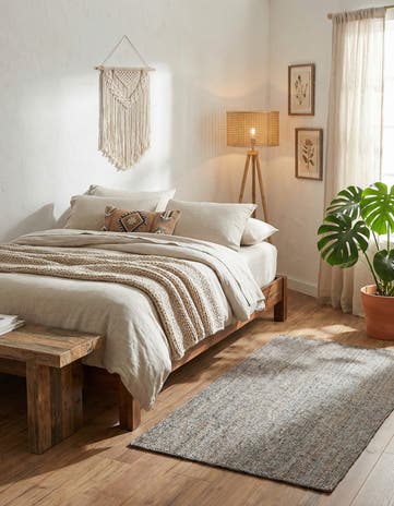 3' 3 x 5' 1 Handmade Braided Jute Rug