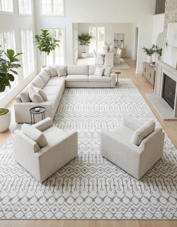10' 8 x 16' 5 Kasbah Trellis Rug