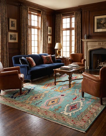 5' 8 x 7' 10 Hand Knotted Kazak Rug
