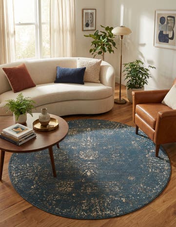 7' x 7' Monte Carlo Round Rug