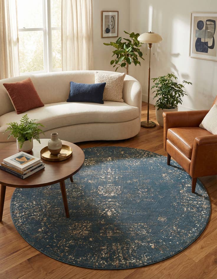 Detail image of 7' x 7' Monte Carlo Round Rug