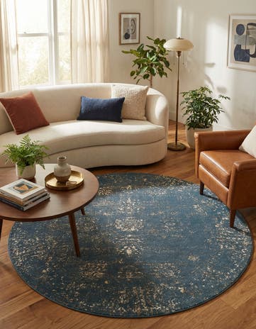 7' x 7' Monte Carlo Round Rug