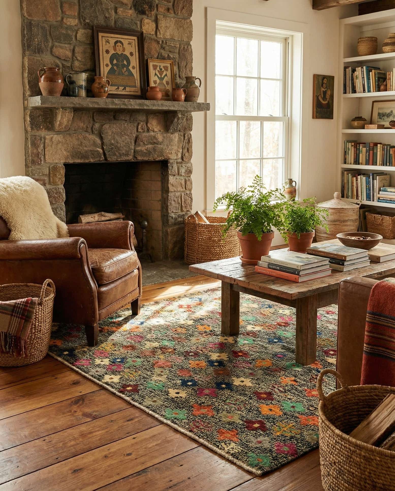 4' 4 x 5' 11 Hand Knotted Balouch Wool Rug