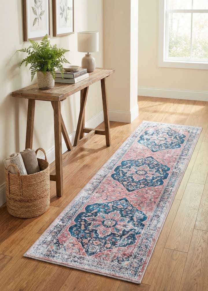 2' x 8' Washable Yara Runner Rug