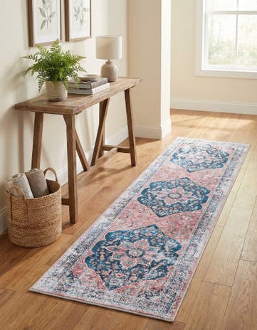 2' x 8' Washable Yara Runner Rug