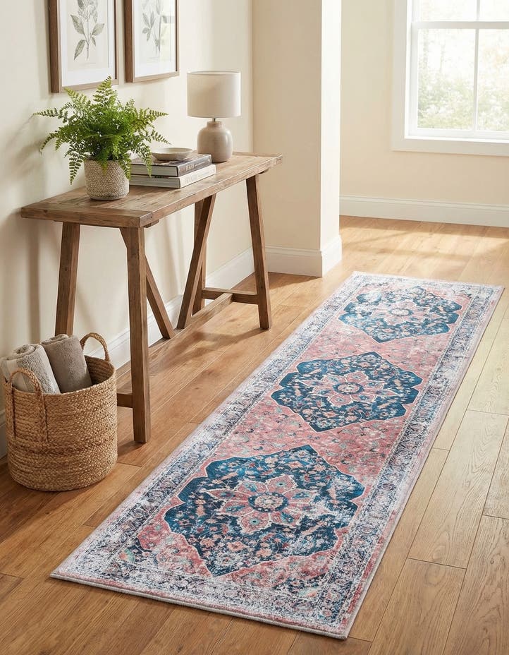 2' x 8' Washable Yara Runner Rug